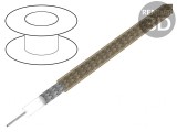Cablu Coaxial RG180B/U 3.7mm Maron sau Alb