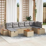 Cumpara ieftin Set de canapele pentru grădină 8 pcs Bej 55 x 62 x 69 cm