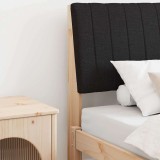 Cumpara ieftin Tablie tapitata Negru 90 cm Lemn de pin masiv