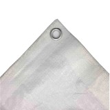 Prelată de protecție albă 180g/m&sup2; 4x7m