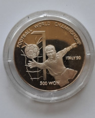 Moneda de argint 999 - 500 Won, Coreea de Nord, 1989 - A 3552 foto