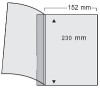 Folie A4 orizontal, Variant, 2 buzunare 225 x 152 mm