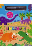 Dinozauri. Carte de colorat cu apa