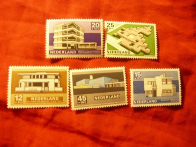 Serie Olanda 1969 - Arhitectura , 5 valori foto