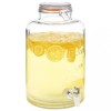 Dozator Bauturi XXL Sticla 8L vidaXL Transparent cu Robinet, Borcan Vintage pentru Petreceri, Capac Plastic