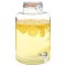 vidaXL Dozator de apă XXL cu robinet, transparent, 8 L, sticlă 50829