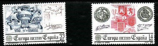 C25 - Spania 1982 - Europa 2v.neuzat,perfecta stare