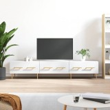 Cumpara ieftin Comodă TV, alb, 150x36x30 cm, lemn prelucrat
