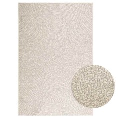 vidaXL Covor &bdquo;ZIZUR&rdquo; crem aspect iută pentru interior și exterior 4010378