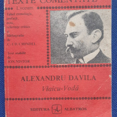 Vlaicu-Voda, Alexandru Davila, ed Albatros 1988, 200 pagini