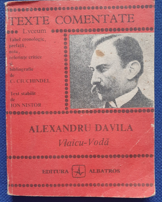 Vlaicu-Voda, Alexandru Davila, ed Albatros 1988, 200 pagini