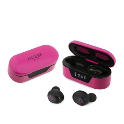 Casti In-ear, Bluetooth 5.0, TWS, IPX4 - Guess (GUTWST31EM) - Magenta foto