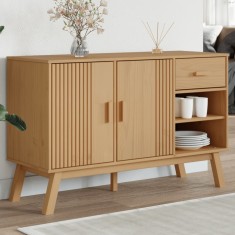 vidaXL Dulap &quot;OLDEN&quot;, maro, 114x43x73,5 cm, lemn masiv pin 358606