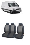 Cumpara ieftin Set Huse Scaun din piele Mercedes Sprinter 3 locuri 2+1 (2007-2017), Umbrella