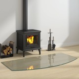 Cumpara ieftin Placa de sticla pentru semineu Transparent 120 x 60 cm Sticla
