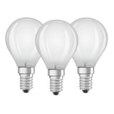 Cumpara ieftin Set Becuri LED Osram P40, 4 W, E14, 470 Lumeni, 2700 K, 230 V, lumina calda, A++, 3 bucati