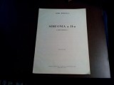 DORU POPOVICI - SIMFONIA a II -a &bdquo;Spielberg&rdquo; op.30 - partitura - 1974, 21 p.