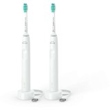 Set 2 Periute de dinti electrice Philips Sonicare HX3675/13, 31000 miscari/min, 1 program, 2 capate, alb