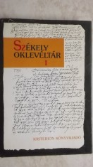 Szekely okleveltar, vol. I (carte in lb. maghiara)