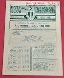 Program meci fotbal PETROLUL PLOIESTI - ASA TARGU MURES 26.03.1983