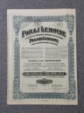 Actiune la purtator din 1926 de la soc. de petrol LEMOINE , titlu , actiuni