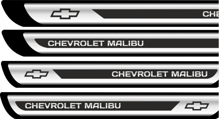 Set protectii praguri CROM - Chevrolet Malibu