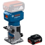 Bosch GLF 18V-8 + GBA - Masina de frezat 6 6.35 8 mm + Acumulator Li-Ion 18 V 5 Ah