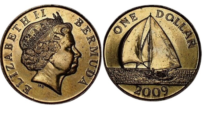 Bermuda 2009 - 1 dollar UNC
