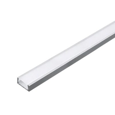 PROFIL ALUMINIU PENTRU BANDA LED 2M 16MM X 7.MM ALB foto