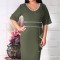 Rochie de Seara Haderi Olive - 56Marimea