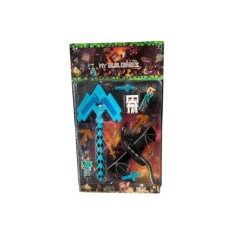 Set de construcție, 5 figurine și 7 săbii, multicolor, 5-25 cm