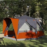 vidaXL Tent Cabină cu acoperiș Gri și Portocalie 333 x 317 x 194 cm 42004031