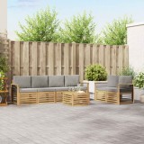 vidaXL Seturi de canapele Lemn Solid de Acacia 3391446