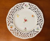 FARFURIE DIN PORTELAN FIN- DECOR FLORI- MARCAJ BURG LINDAU D19,5CM
