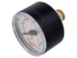Manometru 0-6 bar 50mm, Model 205-KD, Conector G1/4, Clasa 1.6, Carcasa Plastic