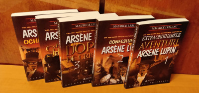 Maurice Leblanc - Arsene Lupin (5 volume) foto