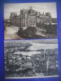 HOPCT LOT 1886 BERLIN SI HAMBURG-GERMANIA 1934-2 CARTI POSTALE VECHI-CIRCULATE, Necirculata, Printata