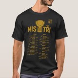 Echipa națională de hochei tricou de bărbați MISTŘI Ice Hockey World Championship Czechia MS 2024 GOLD EDITION Black - XS