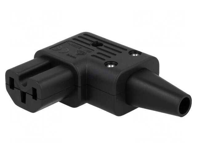 Conector Alimentare AC Mufă Mamă 10A 250VAC IEC 60320 8.5mm