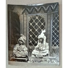 SCENA DIN SPECTACOLUL &#039; MONSTRUL DIN SAMARKAND &#039; , TEATRUL &#039; ION CREANGA &#039; , BUCURESTI , FOTOGRAFIE DE PRESA , 1966