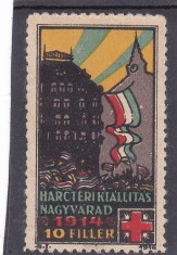 ROMANIA 1914 NAGYVARAD ORADEA CRUCEA ROSIE,MNH foto