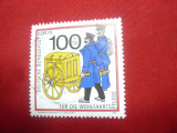 Timbru 100 pf- Ziua Postei-1989 Germania-Berlin , 1 valoare stampilata, Stampilat
