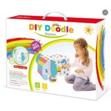 Jucarie Creativa pentru Copii, Flippy, Model Elefant 3D, Set de Asamblat si Colorat din Carton, Puzzle 3D Educativ, 34 x 14 x 23 cm, 3+ ani, Multicolo