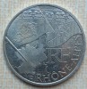 (A421) MONEDA DIN ARGINT FRANTA - 10 EURO 2010, REGIUNI - RHONE ALPES, 10 GRAME, Europa