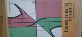 Elemente de analiza matematica manual clasa XI N.Dinculeanu, E.Radu 1979