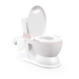 Olita tip WC, cu sunet, XL, 2 in 1, roz &ndash; Dolu
