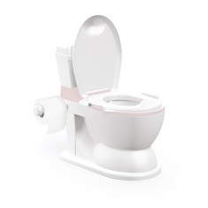 Olita tip WC, cu sunet, XL, 2 in 1, roz &ndash; Dolu