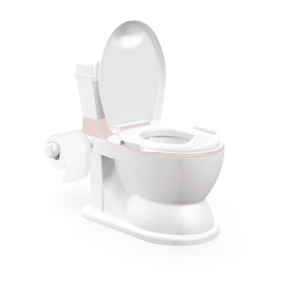 Olita tip WC, cu sunet, XL, 2 in 1, roz &amp;ndash; Dolu foto