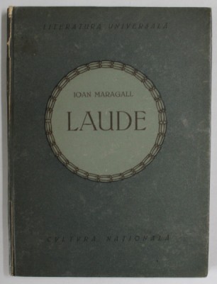 LAUDE de IOAN MARAGALL , 1922 foto