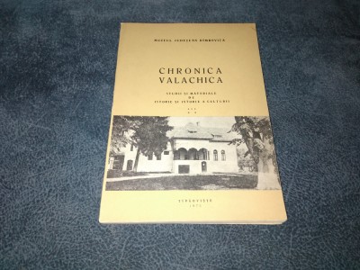 CHRONICA VALACHICA 1973 foto